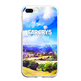 Чехол для iPhone 7Plus/8 Plus матовый с принтом FARCRY 5 , Силикон | Область печати: задняя сторона чехла, без боковых панелей | far cry | farcry | game | ubisof | выживание | джунгли | игры | остров | фар край