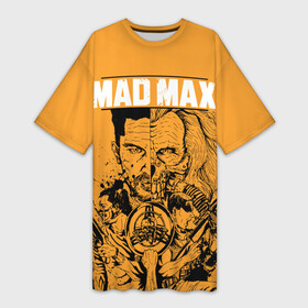 Платье-футболка 3D с принтом Mad Max ,  |  | Тематика изображения на принте: mad max | mad max fury road | безумный макс | мад макс | мед макс мэд макс