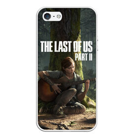 Чехол для iPhone 5/5S матовый с принтом The Last of Us part 2 , Силикон | Область печати: задняя сторона чехла, без боковых панелей | Тематика изображения на принте: 