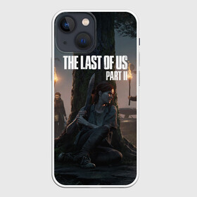 Чехол для iPhone 13 mini с принтом The Last of Us part 2 ,  |  | ellie | games | joel | naughty dog | night | джоэл | игры | ночь | одни из нас | часть 2 | элли