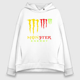 Женское худи Oversize хлопок с принтом MONSTER ENERGY (Z) , френч-терри — 70% хлопок, 30% полиэстер. Мягкий теплый начес внутри —100% хлопок | боковые карманы, эластичные манжеты и нижняя кромка, капюшон на магнитной кнопке | black monster | bmx | claw | cybersport | energy | monster | monster energy | moto | motocross | race | sport | киберспорт | когти | монстер энерджи | монстр | мото | мотокросс | ралли | скейтбординг | спорт | энергия