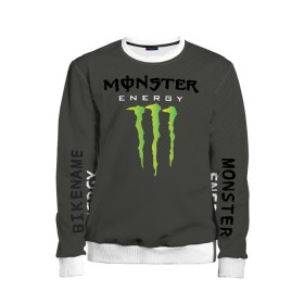 Детский свитшот 3D с принтом MONSTER ENERGY (Z) , 100% полиэстер | свободная посадка, прямой крой, мягкая тканевая резинка на рукавах и понизу свитшота | black monster | bmx | claw | cybersport | energy | monster | monster energy | moto | motocross | race | sport | киберспорт | когти | монстер энерджи | монстр | мото | мотокросс | ралли | скейтбординг | спорт | энергия