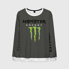 Мужской свитшот 3D с принтом MONSTER ENERGY (Z) , 100% полиэстер с мягким внутренним слоем | круглый вырез горловины, мягкая резинка на манжетах и поясе, свободная посадка по фигуре | black monster | bmx | claw | cybersport | energy | monster | monster energy | moto | motocross | race | sport | киберспорт | когти | монстер энерджи | монстр | мото | мотокросс | ралли | скейтбординг | спорт | энергия