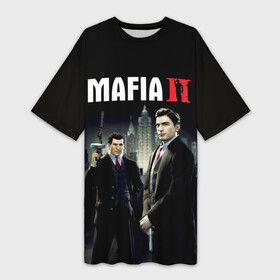 Платье-футболка 3D с принтом Mafia II:Definitive Edition ,  |  | definitive edition | mafia | mafia ii | вито скалетта | генри томасино | джо барбаро | игра | лео галанте | мафия | мафия 2 | томас анджело | франческа | фрэнк винчи | шутер | эдди скарпа