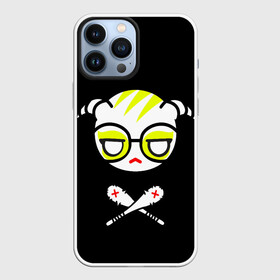 Чехол для iPhone 13 Pro Max с принтом Стильное Аниме лого ,  |  | Тематика изображения на принте: ahegao | danganronpa | monokuma | senpai | аниме | монокума | надпись | прикольные картинки | прикольные надписи | сердце | я люблю аниме