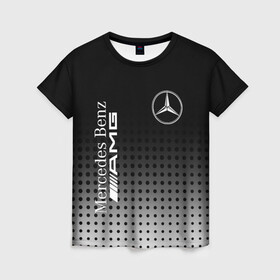 Женская футболка 3D с принтом Mercedes-Benz , 100% полиэфир ( синтетическое хлопкоподобное полотно) | прямой крой, круглый вырез горловины, длина до линии бедер | amg | mercedes | mercedes значок | mercedes лого | mercedes марка | амг | бенц | лого автомобиля | логотип мерседес | мерин | мерс | мерседес | мерседес бенз | мерседес лого | мерседес эмблема