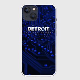 Чехол для iPhone 13 с принтом DETROIT:BECOME HUMAN ,  |  | action | ai | android | connor | detroit become human | game | rk 800 | rk 900 | андроиды | детектив | игра | игры | интерактивное кино | кара | коннор | логотип | маркус | роботы | фирменный стиль | экшн