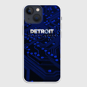 Чехол для iPhone 13 mini с принтом DETROIT:BECOME HUMAN ,  |  | action | ai | android | connor | detroit become human | game | rk 800 | rk 900 | андроиды | детектив | игра | игры | интерактивное кино | кара | коннор | логотип | маркус | роботы | фирменный стиль | экшн