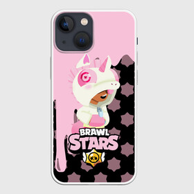 Чехол для iPhone 13 mini с принтом Brawl stars Unicorn. ,  |  | bibi | brawl stars | coach mike | leon | leon shark | mecha crow | mr.p | sally leon | sandy | sprout | unicorn | virus 8 bit | биби | бравл старс | вирус 8 бит | леон | оборотень | спроут | сэли леон