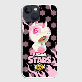 Чехол для iPhone 13 mini с принтом Brawl stars Unicorn. ,  |  | bibi | brawl stars | coach mike | leon | leon shark | mecha crow | mr.p | sally leon | sandy | sprout | unicorn | virus 8 bit | биби | бравл старс | вирус 8 бит | леон | оборотень | спроут | сэли леон