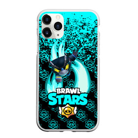 Чехол для iPhone 11 Pro матовый с принтом Brawl stars mecha crow , Силикон |  | bibi | brawl stars | coach mike | leon | leon shark | mecha crow | mr.p | sally leon | sandy | sprout | unicorn | virus 8 bit | биби | бравл старс | вирус 8 бит | леон | оборотень | спроут | сэли леон