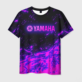 Мужская футболка 3D с принтом Yamaha (Z) , 100% полиэфир | прямой крой, круглый вырез горловины, длина до линии бедер | bike | fj1200 | moto | motocycle | sportmotorcycle | yamaha | yzf 600r | вездеход | мото | мотоспорт | снегоход | ямаха