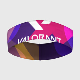 Повязка на голову 3D с принтом Valorant ,  |  | Тематика изображения на принте: brimstone | coba | csgo | cypher | jett | phoenix | riot games | sage | valorant | viper | валарант | валорант | кс