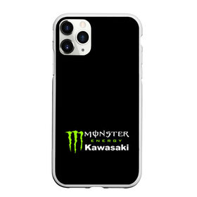Чехол для iPhone 11 Pro матовый с принтом MONSTER ENERGY KAWASAKI (Z) , Силикон |  | bike | energy | kawasaki | monster | monster energy | moto | motocross | ninja | sport | zzr | кавасаки | кавасаки ниндзя | монстер энерджи | монстр | мото | мотокросс | ниндзя | спорт | энергия