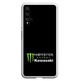 Чехол для Honor 20 с принтом MONSTER ENERGY KAWASAKI (Z) , Силикон | Область печати: задняя сторона чехла, без боковых панелей | Тематика изображения на принте: bike | energy | kawasaki | monster | monster energy | moto | motocross | ninja | sport | zzr | кавасаки | кавасаки ниндзя | монстер энерджи | монстр | мото | мотокросс | ниндзя | спорт | энергия