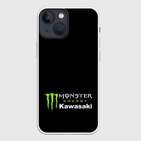 Чехол для iPhone 13 mini с принтом MONSTER ENERGY KAWASAKI | МОНСТЕР ЭНЕРДЖИ КАВАСАКИ (Z) ,  |  | bike | energy | kawasaki | monster | monster energy | moto | motocross | ninja | sport | zzr | кавасаки | кавасаки ниндзя | монстер энерджи | монстр | мото | мотокросс | ниндзя | спорт | энергия