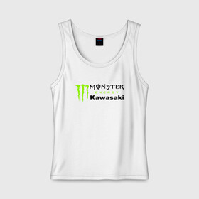 Женская майка хлопок с принтом KAWASAKI | MONSTER ENERGY (Z) , 95% хлопок, 5% эластан |  | bike | energy | kawasaki | monster | monster energy | moto | motocross | ninja | sport | zzr | кавасаки | кавасаки ниндзя | монстер энерджи | монстр | мото | мотокросс | ниндзя | спорт | энергия