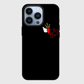 Чехол для iPhone 13 Pro с принтом Добро и зло, Payton Moormeier ,  |  | Тематика изображения на принте: p y t n | payton moormeier | pytn | tik tok | tiktok | tiktoker | блоггер пэйтон | добро и зло | мурмейер | мурмиер | пейтон | разбитое сердце | розы | тик ток | тикток