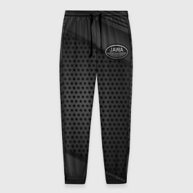 Мужские брюки 3D с принтом JAWA , 100% полиэстер | манжеты по низу, эластичный пояс регулируется шнурком, по бокам два кармана без застежек, внутренняя часть кармана из мелкой сетки | Тематика изображения на принте: 