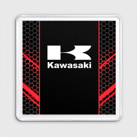 Магнит 55*55 с принтом KAWASAKI | КАВАСАКИ (Z) , Пластик | Размер: 65*65 мм; Размер печати: 55*55 мм | Тематика изображения на принте: bike | kawasaki | moto | motocycle | ninja | sportmotorcycle | zzr | кавасаки | кавасаки ниндзя | мото | мотоспорт | ниндзя