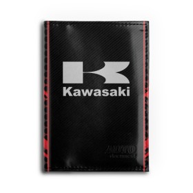 Обложка для автодокументов с принтом KAWASAKI (Z) , натуральная кожа |  размер 19,9*13 см; внутри 4 больших “конверта” для документов и один маленький отдел — туда идеально встанут права | bike | kawasaki | moto | motocycle | ninja | sportmotorcycle | zzr | кавасаки | кавасаки ниндзя | мото | мотоспорт | ниндзя