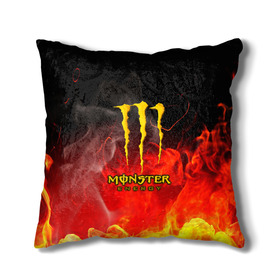 Подушка 3D с принтом MONSTER ENERGY , наволочка – 100% полиэстер, наполнитель – холлофайбер (легкий наполнитель, не вызывает аллергию). | состоит из подушки и наволочки. Наволочка на молнии, легко снимается для стирки | energy | honda | mercedes | monster energy | porsche | racing | sport | toyota | автомобил | автомобильные | марка | машины | митсубиси | монстр | монстр энерджи | порше | спорт | тесла | тойота | хонда