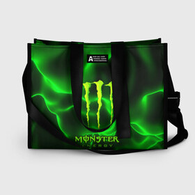 Сумка-шоппер 3D с принтом MONSTER ENERGY , 100% полиэстер | застегивается на металлическую кнопку; внутренний карман застегивается на молнию. Стенки укреплены специальным мягким материалом, чтобы защитить содержимое от несильных ударов
 | energy | honda | mercedes | monster energy | porsche | racing | sport | toyota | автомобил | автомобильные | марка | машины | митсубиси | монстр | монстр энерджи | порше | спорт | тесла | тойота | хонда