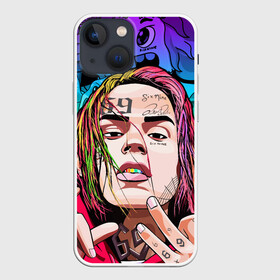 Чехол для iPhone 13 mini с принтом 6IX9INE ,  |  | 6ix9ine | gooba | hernandez | tekashi