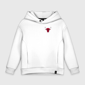 Детское худи Oversize хлопок с принтом Chicago Bulls. , френч-терри — 70% хлопок, 30% полиэстер. Мягкий теплый начес внутри —100% хлопок | боковые карманы, эластичные манжеты и нижняя кромка, капюшон на магнитной кнопке | 23 | air jordan | bulls | chicago bulls | jordan | michael jordan | nba | paris saint germain | psg | red | sport | быки | джордан | майкл джордан | псж | спорт | чикаго буллс