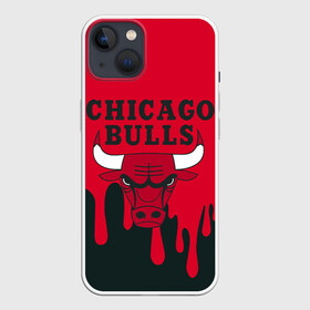 Чехол для iPhone 13 с принтом Chicago Bulls. ,  |  | 23 | air jordan | bulls | chicago bulls | jordan | michael jordan | nba | paris saint germain | psg | red | sport | быки | джордан | майкл джордан | псж | спорт | чикаго буллс