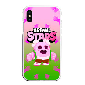 Чехол для iPhone XS Max матовый с принтом Sakura Spike Brawl Stars , Силикон | Область печати: задняя сторона чехла, без боковых панелей | Тематика изображения на принте: brawl | brawl stars | sakura spike | spike | бравл | бравл кактус | бравл старс | кактус | сакура спайк | спайк | спайк бравл старс