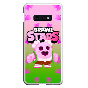 Чехол для Samsung S10E с принтом Sakura Spike Brawl Stars , Силикон | Область печати: задняя сторона чехла, без боковых панелей | Тематика изображения на принте: brawl | brawl stars | sakura spike | spike | бравл | бравл кактус | бравл старс | кактус | сакура спайк | спайк | спайк бравл старс