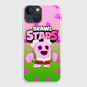 Чехол для iPhone 13 mini с принтом Sakura Spike Brawl Stars ,  |  | Тематика изображения на принте: brawl | brawl stars | sakura spike | spike | бравл | бравл кактус | бравл старс | кактус | сакура спайк | спайк | спайк бравл старс