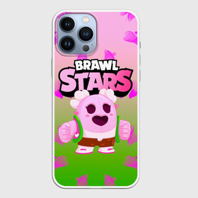 Чехол для iPhone 13 Pro Max с принтом Sakura Spike Brawl Stars ,  |  | Тематика изображения на принте: brawl | brawl stars | sakura spike | spike | бравл | бравл кактус | бравл старс | кактус | сакура спайк | спайк | спайк бравл старс