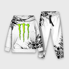 Детский костюм 3D (с толстовкой) с принтом MONSTER ENERGY ,  |  | black monster | bmx | claw | cybersport | energy | monster | monster energy | moto | motocross | race | sport | киберспорт | когти | монстер энерджи | монстр | мото | мотокросс | ралли | скейтбординг | спорт | энергия