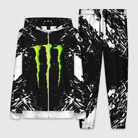 Женский костюм 3D с принтом MONSTER ENERGY ,  |  | black monster | bmx | claw | cybersport | energy | monster | monster energy | moto | motocross | race | sport | киберспорт | когти | монстер энерджи | монстр | мото | мотокросс | ралли | скейтбординг | спорт | энергия