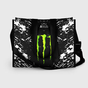 Сумка-шоппер 3D с принтом MONSTER ENERGY , 100% полиэстер | застегивается на металлическую кнопку; внутренний карман застегивается на молнию. Стенки укреплены специальным мягким материалом, чтобы защитить содержимое от несильных ударов
 | black monster | bmx | claw | cybersport | energy | monster | monster energy | moto | motocross | race | sport | киберспорт | когти | монстер энерджи | монстр | мото | мотокросс | ралли | скейтбординг | спорт | энергия