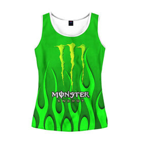 Женская майка 3D с принтом MONSTER ENERGY , 100% полиэстер | круглая горловина, прямой силуэт, длина до линии бедра | energy | honda | mercedes | monster energy | porsche | racing | sport | toyota | автомобил | автомобильные | марка | машины | митсубиси | монстр | монстр энерджи | порше | спорт | тесла | тойота | хонда