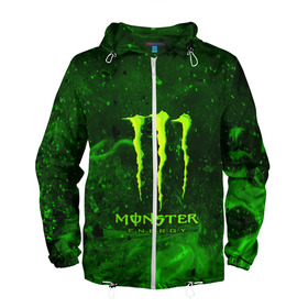 Мужская ветровка 3D с принтом MONSTER ENERGY , 100% полиэстер | подол и капюшон оформлены резинкой с фиксаторами, два кармана без застежек по бокам, один потайной карман на груди | energy | honda | mercedes | monster energy | porsche | racing | sport | toyota | автомобил | автомобильные | марка | машины | митсубиси | монстр | монстр энерджи | порше | спорт | тесла | тойота | хонда