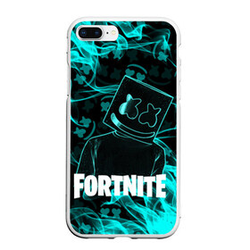 Чехол для iPhone 7Plus/8 Plus матовый с принтом Fortnite Marshmello , Силикон | Область печати: задняя сторона чехла, без боковых панелей | archetype | fortnite | fortnite x | game | ikonik | marshmello | raven | архетип | ворон | игра | иконик | маршмелло | фортнайт