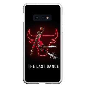 Чехол для Samsung S10E с принтом The Last Dance , Силикон | Область печати: задняя сторона чехла, без боковых панелей | Тематика изображения на принте: air | ball | basket | basketball | bulls | chicago | dance | jordan | jordans | jumpman | last | nba | sport | баскетбол | джордан | майкл | мяч | нба | последний | спорт | танец