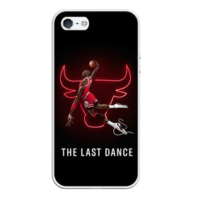 Чехол для iPhone 5/5S матовый с принтом The Last Dance , Силикон | Область печати: задняя сторона чехла, без боковых панелей | air | ball | basket | basketball | bulls | chicago | dance | jordan | jordans | jumpman | last | nba | sport | баскетбол | джордан | майкл | мяч | нба | последний | спорт | танец