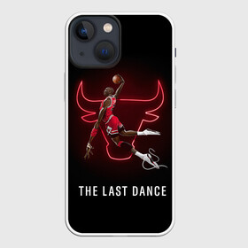 Чехол для iPhone 13 mini с принтом The Last Dance ,  |  | air | ball | basket | basketball | bulls | chicago | dance | jordan | jordans | jumpman | last | nba | sport | баскетбол | джордан | майкл | мяч | нба | последний | спорт | танец