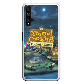 Чехол для Honor 20 с принтом ANIMAL CROSSING , Силикон | Область печати: задняя сторона чехла, без боковых панелей | Тематика изображения на принте: animal crossing:new horizons | game | nintendo | анимал кроссинг | животные | звери | игра | нинтендо | пересечение животных