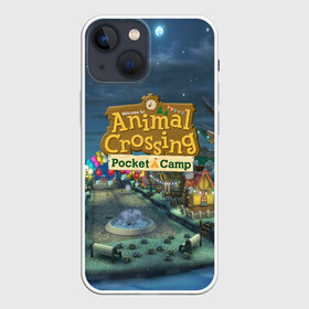 Чехол для iPhone 13 mini с принтом ANIMAL CROSSING ,  |  | animal crossing:new horizons | game | nintendo | анимал кроссинг | животные | звери | игра | нинтендо | пересечение животных