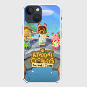 Чехол для iPhone 13 mini с принтом ANIMAL CROSSING ,  |  | animal crossing:new horizons | game | nintendo | анимал кроссинг | животные | звери | игра | нинтендо | пересечение животных