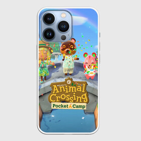 Чехол для iPhone 13 Pro с принтом ANIMAL CROSSING ,  |  | animal crossing:new horizons | game | nintendo | анимал кроссинг | животные | звери | игра | нинтендо | пересечение животных