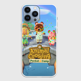 Чехол для iPhone 13 Pro Max с принтом ANIMAL CROSSING ,  |  | animal crossing:new horizons | game | nintendo | анимал кроссинг | животные | звери | игра | нинтендо | пересечение животных