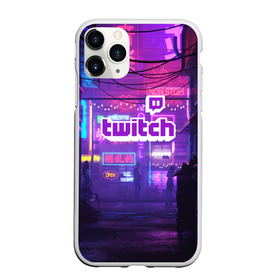 Чехол для iPhone 11 Pro матовый с принтом TWITCH , Силикон |  | game | gamer | logo | trend | twitch | twitties | игры | логотип | мода | надписи | стрим | твитч | тренд