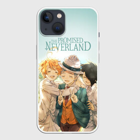 Чехол для iPhone 13 с принтом The Promised Neverland ,  |  | anime | emma | mango | the promised neverland | yakusoku no neverland | аниме | манга | обещанная страна грёз | обещанный неверленд